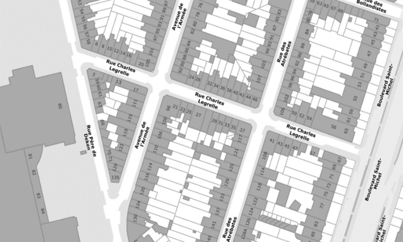 Plan du quartier rue Père de Decken