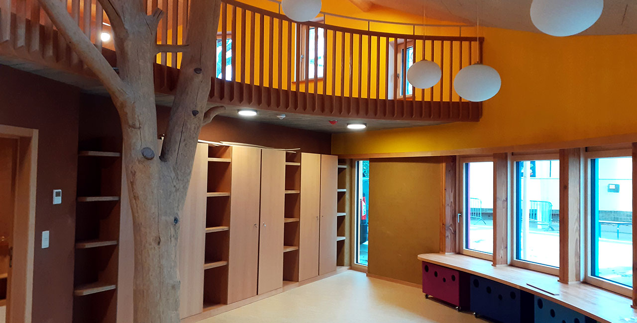 Intérieur de l'école du Paradis des enfants